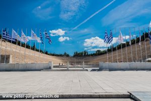 Das anitike Olympiastadion in Athen