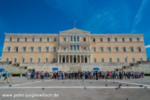 Parlamentsgebäude in Athen