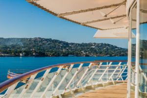 Saint Tropez, Frankreich Vord er Sansibar auf MS EUROPA