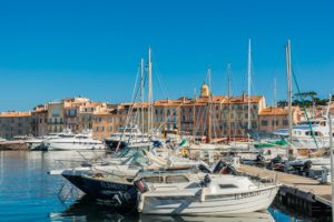 Saint Tropez, Frankreich Im Hafen von St. Tropez