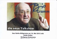 BioGramm – Die neue Talkshow mit Heide Keller, Wolfgang Rademann und Peter Jurgilewitsch Alfred Biolek und Peter Jurgilewitsch