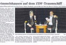 Grimmelshausen auf dem ZDF-Traumschiff Heiner Boehncke und Peter Jurgilewitsch