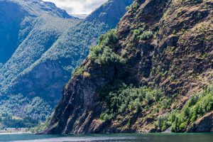 Einfahrt in den Aurlandsfjord Die Einfahrt in den Aurlandsfjord