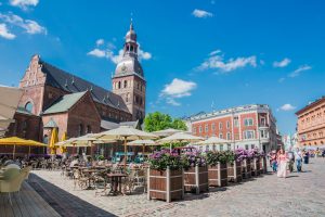 Der Domplatz in Riga Der Domplatz