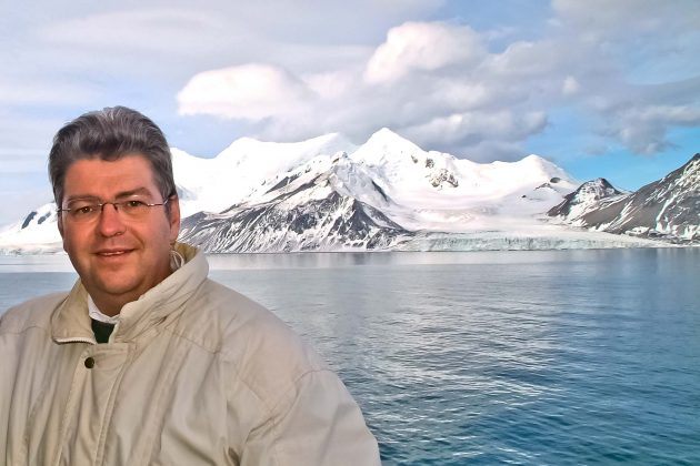 Peter Jurgilewitsch unterwegs Peter Jurgilewitsch vor Livingston Island/Antarktis