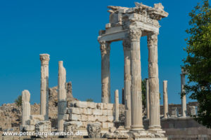 Pergamon und Asklepion Trajantempel in Pergamon