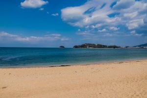 Strand auf der Insel Shikoku