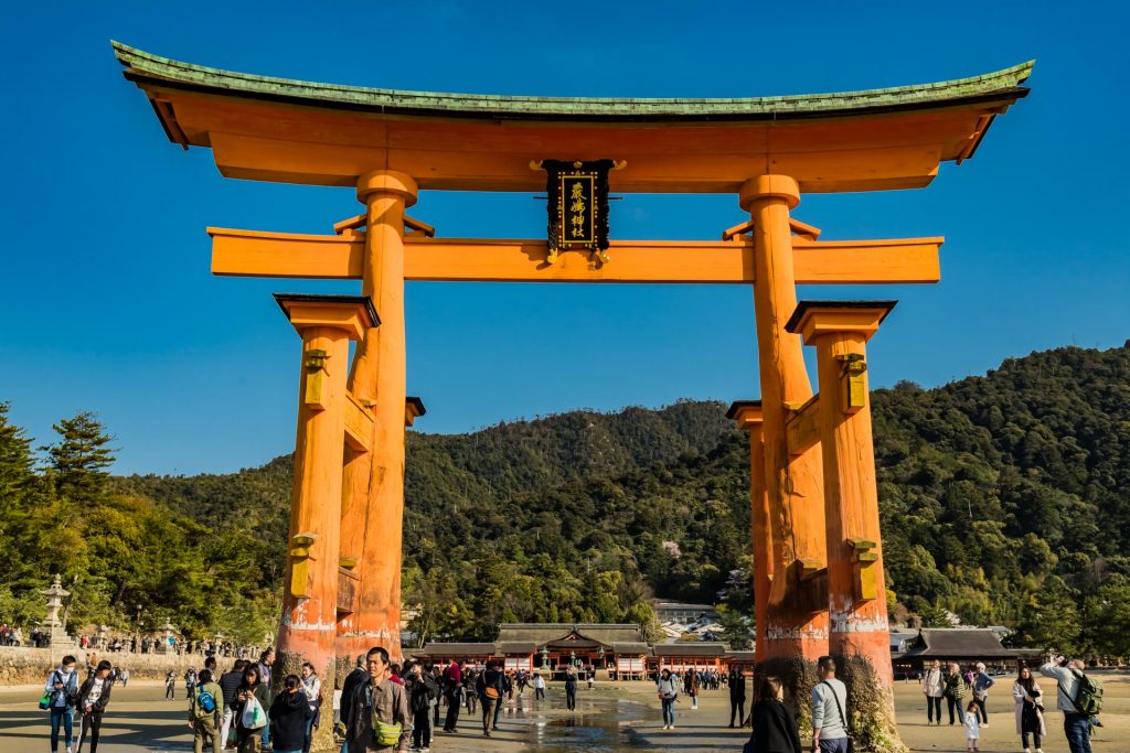 Torii im Miyajima