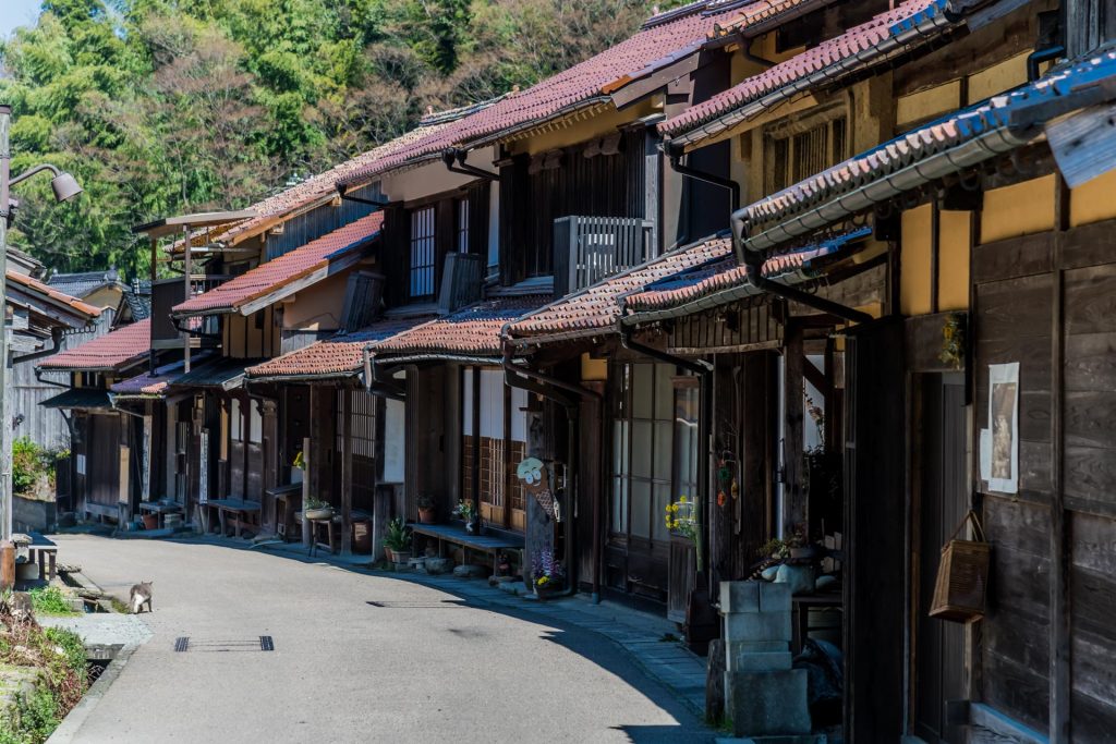 Strasse in Omori-cho