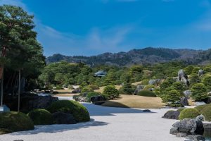 Kunst im Adachi Museum und Garten