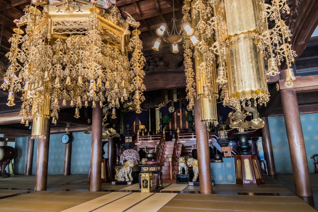 Im Hauptgebäude des Eihei-ji Im Hauptgebäude des Eihei-ji
