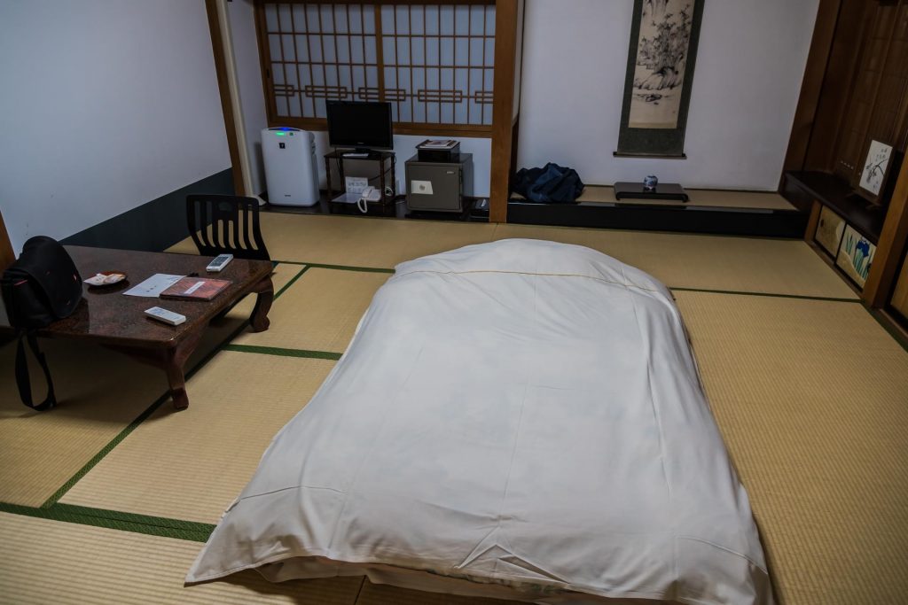 Schlafen im Kloster auf dem Mount Koya