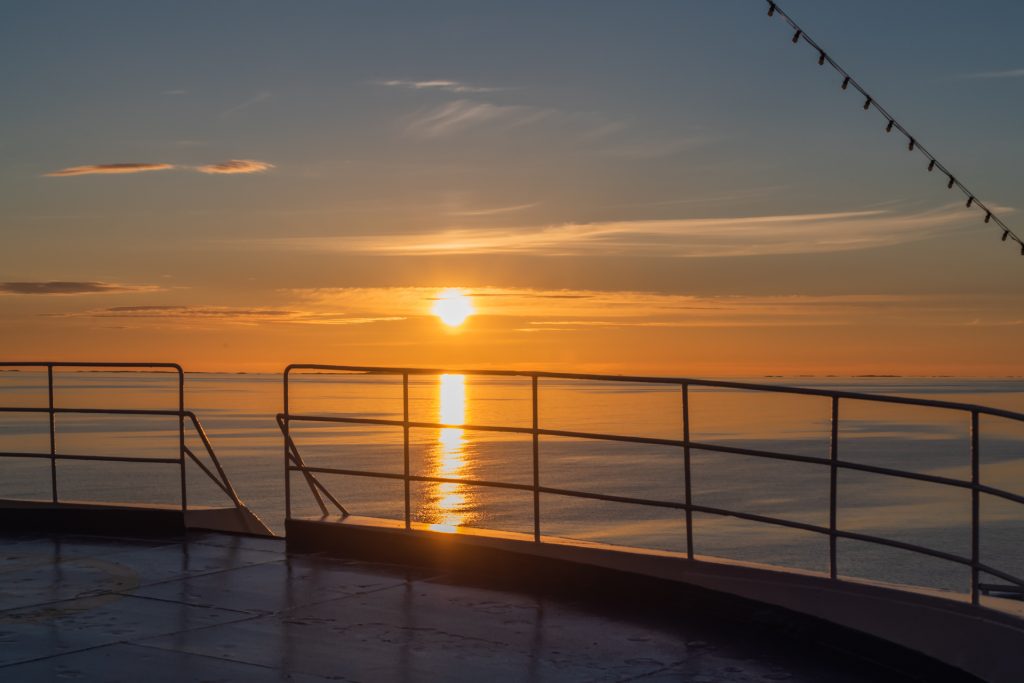 MS Ocean Majesty - die Saison 2020 in Vorbereitung Mitternachtssonne auf MS Ocean Majesty