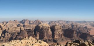 Grandioses Wadi Rum in Jordanien und Lawrence von Arabien Wadi Rum in Jordanien