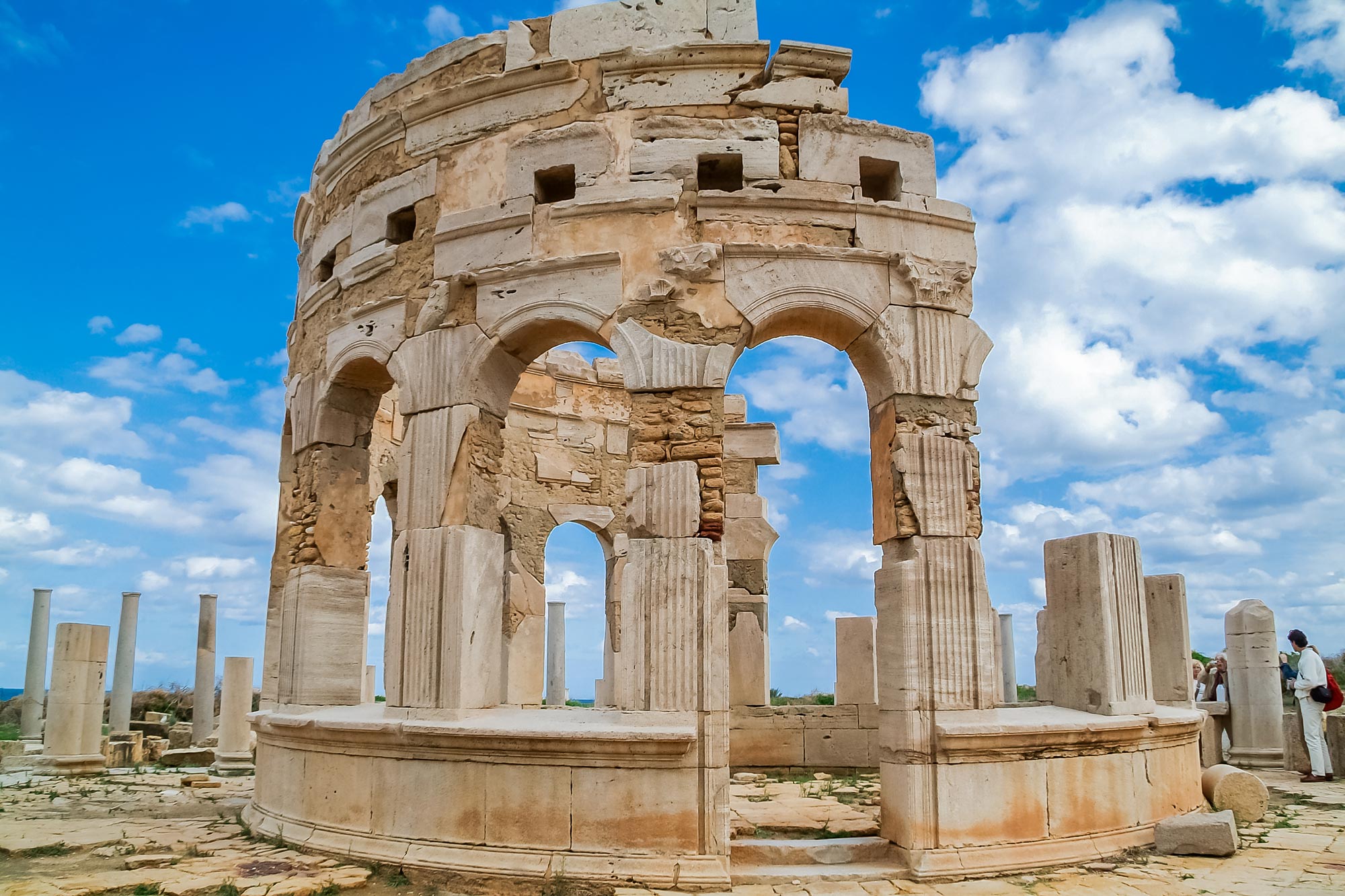 Markt in Leptis Magna