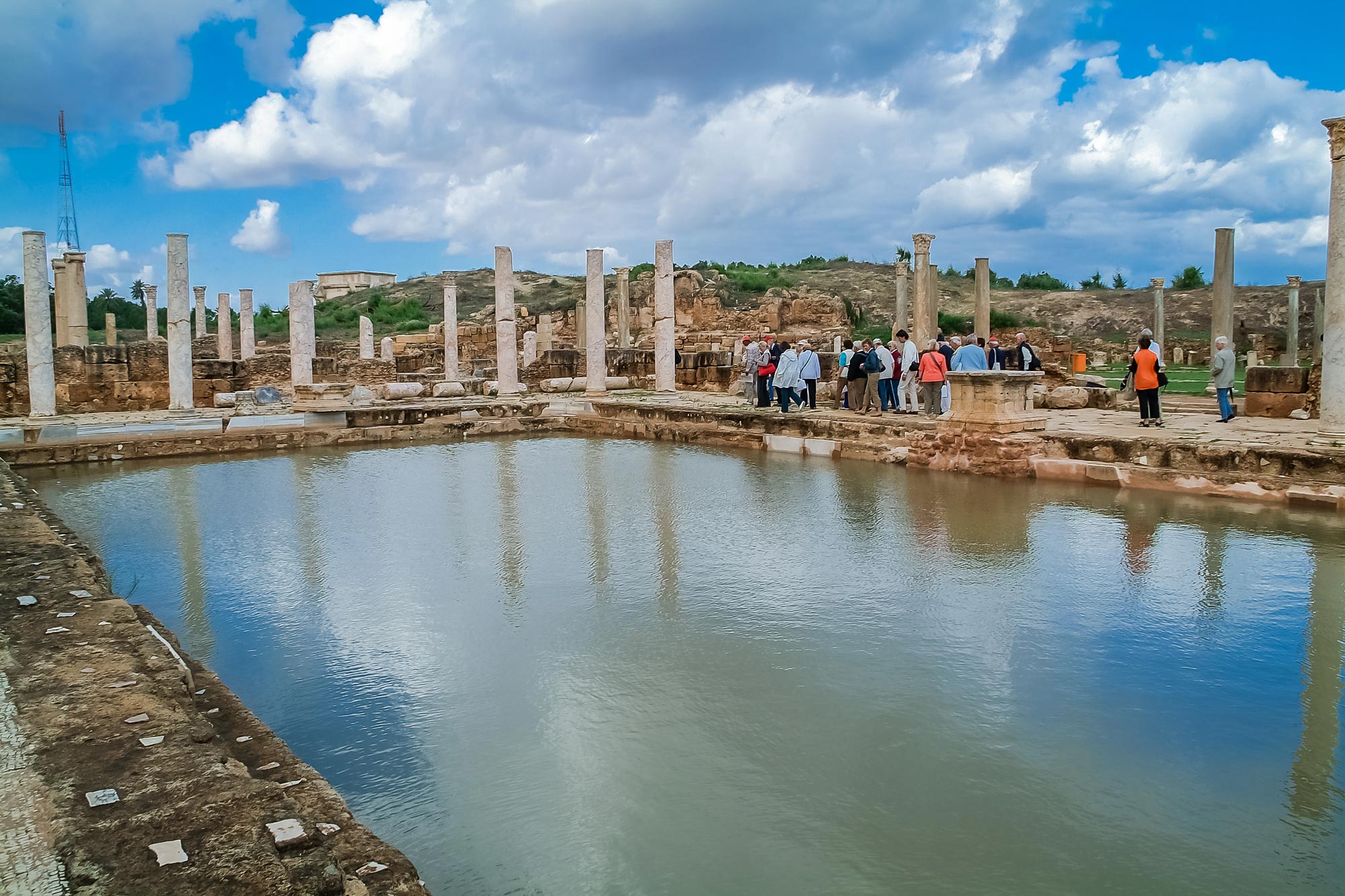 Hadrianische Bäder in Leptis Magna/Libyen