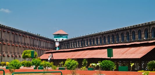 Im Cellular Jail Port Blair auf den Andamanen