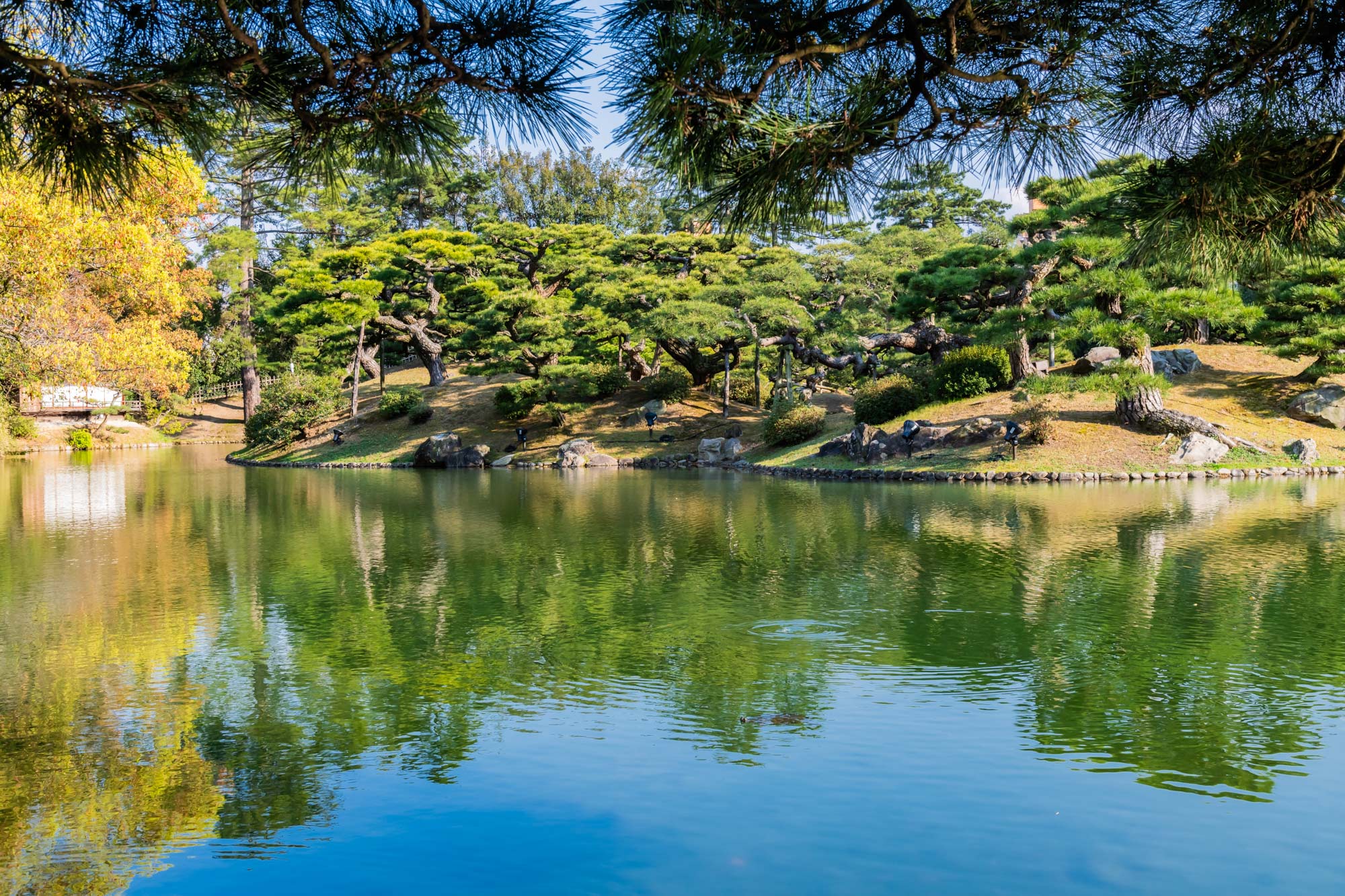 Ritsurin Park Takamatsu auf Shikoku