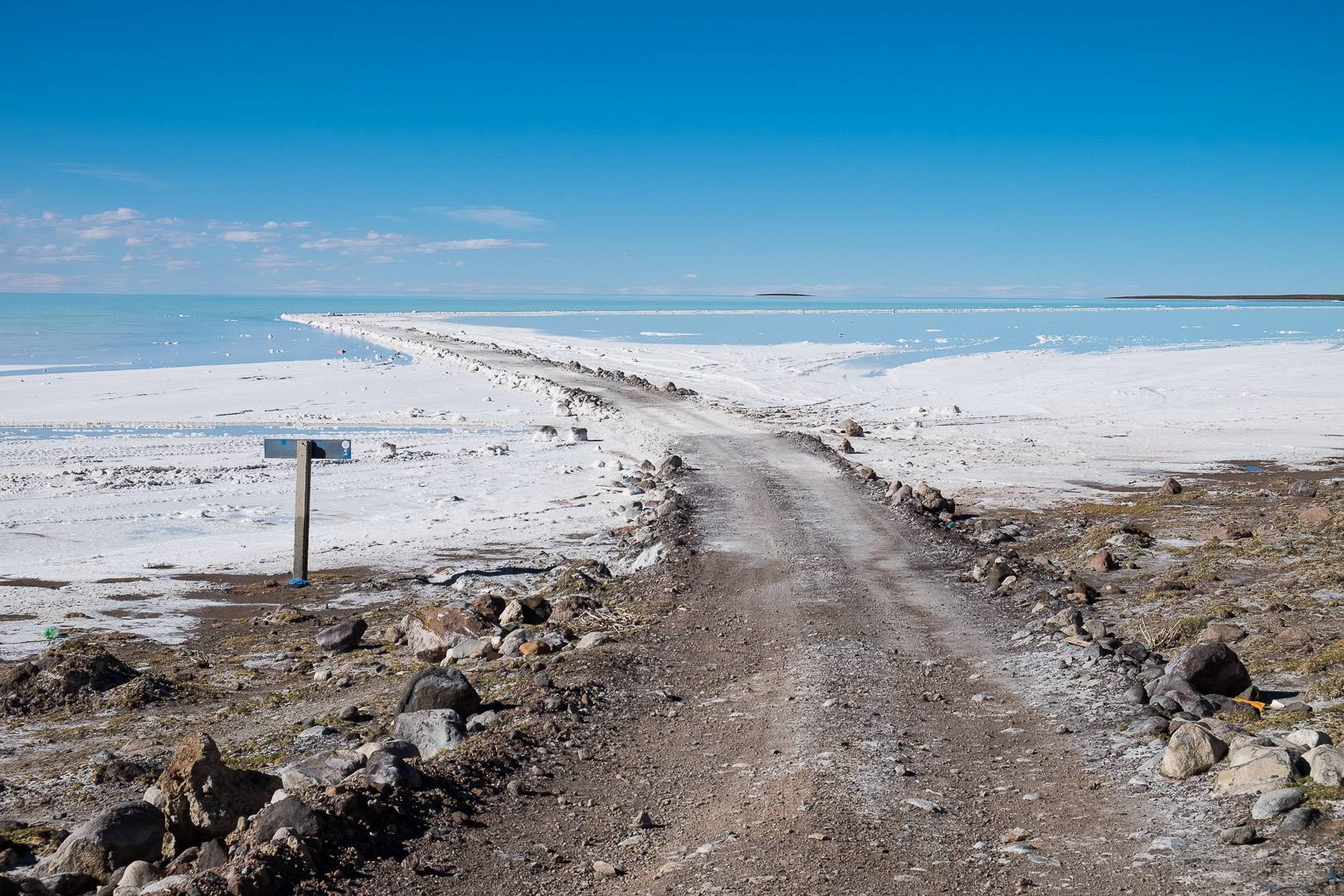 Der Salar de Coipasa in Bolivien