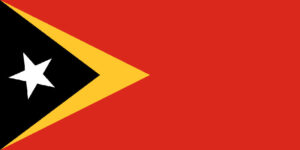 Ost Timor Flagge