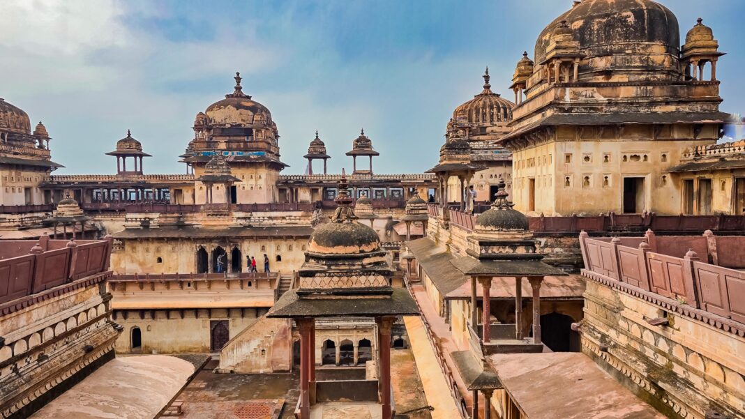 Das Orccha Fort in Indien Das Orccha Fort in Indien