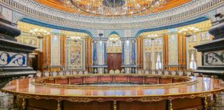 Der Navruz Palast in Duschanbe, Tadschikistan Der Navruz Palast in Dushanbe, Tadschikistan