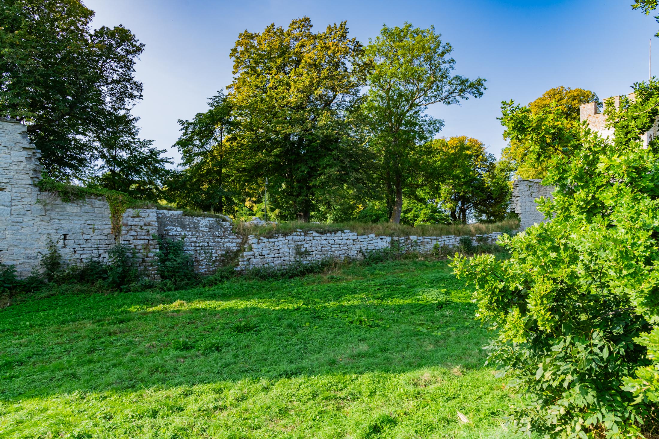 Stadtmauer von Visby auf Gotland Lübeckerbräschen, Stadtmauer von Visby