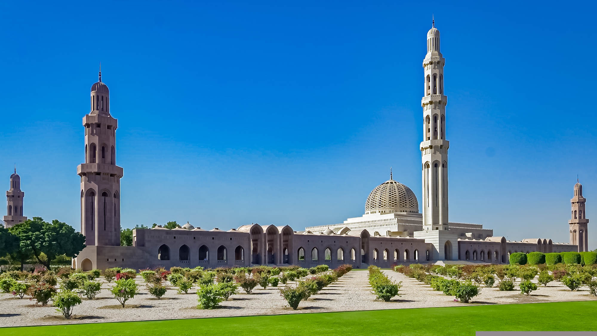 Sultan Qaboos Moschee Muscat