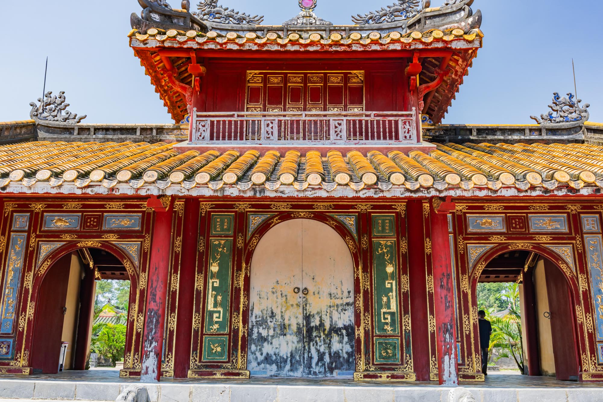 Portal in der Grabanlage von Kaiser Minh Mang in Hue