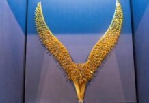 Kunstwerke aus Cheonmachong – Gold, Macht und Jenseitsglaube Zier der grabkrone in Cheonmachong